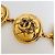 Bracciale con charm Chanel placcato oro D'oro - vista 4