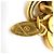 Bracciale con charm Chanel placcato oro D'oro - vista 6