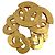 Timeless Spilla Chanel placcata oro con logo Coco D'oro