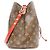 Néonoé Borsa a Spalla Louis Vuitton Monogram Coquelicot Red NeoNoe MM Rosso - vista 4