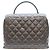 Borsa Chanel in pelle di vitello granulata Nero - vista 3