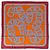 Hermès Hermes Carre 90 Circuit 24 Faubourg Silk Scarf Multiple colors Orange