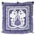 Hermès Hermes Brides Gala Dot Bandana Marineblau  - Ansicht 1