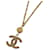 Collana Chanel placcata oro con logo Coco D'oro