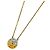 Collana L to V Louis Vuitton Argento D'oro