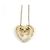 Elsa Peretti Tiffany & Co. Open Heart Ribbon Halskette Silber - Ansicht 2