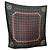 Burberry Seidenschal mit Karomuster Pink Dunkelblau