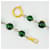 Collana Chanel Oro e Verde D'oro  - vista 3