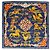 Sciarpa Carré 90 Les Girouettes Hermès Multicolore Blu navy