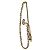 Timeless Chanel 24S Faux Pearl CC Station Halskette Weiß Golden
