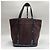 Vanessa Bruno Le Cabas Canvas-Shopper Braun mit Pailletten - Ansicht 2