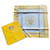 Hermès Caleche Pañuelo de Seda Blanco Dorado Amarillo  - vista 1