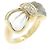 Boucheron Rock Crystal Au750 Diamond Ring Size 8 Ring Golden