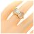 Boucheron Rock Crystal Au750 Diamond Ring Size 8 Ring Golden - Ansicht 5