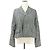 Autre Marque Comme des Garcons Houndstooth Wool Cropped Jacket Black White