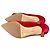 Décolleté Maysale Velour Manolo Blahnik Rosso - vista 7