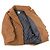 Autre Marque DAISY LIN Fondant Chocolat Shearling Half Coat Castaño - vista 6