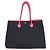 Autre Marque Cisei Wildleder-Tote-Bag Blau