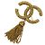 Spilla con nappa Chanel Coco Mark D'oro