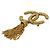 Spilla con nappa Chanel Coco Mark D'oro - vista 2