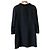 Autre Marque Abrigo largo de tweed sin cuello Edward Achour Paris Negro - vista 2