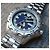 Relógio automático/quartzo Seiko AGS Scuba ref. 5M23-6B40 Azul Hardware prateado - vista 3