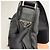 Prada Borsa Messenger in Nylon e Pelle Nero - vista 2