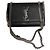Saint Laurent YSL Monogram Chain Wallet Black