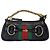 Gucci Horsebit Geldbörse/Münzbeutel Schwarz Rot Grün