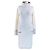 Autre Marque Katia Serafini cremefarbenes Kaschmir-Rollkragenkleid Roh