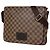 Borsa a Spalla Louis Vuitton Brooklyn MM Marrone Damier ebene