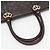 Borsa a mano in pelle marrone scuro Gucci Guccissima - vista 10