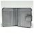 Cartera de doble pliegue en cuero Saffiano plateado Prada Plata - vista 7