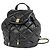 Salvatore Ferragamo gesteppter Lederrucksack Schwarz