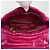 Sac à main en cuir plissé rose Prada - vue 8