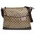Borsa a tracolla e a spalla Gucci GG Crystal Marrone Beige