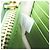 Portafoglio con catena MCM Diamond MYLEAAK01 Verde chiaro - vista 14