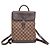 Zaino da donna Louis Vuitton Damier Soho Marrone