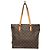 Borsa Tote Louis Vuitton Monogram Cabas Mezzo M51151 Marrone