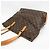 Borsa Tote Louis Vuitton Monogram Cabas Mezzo M51151 Marrone - vista 7