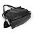 Borsa a tracolla Loewe Anagram Flamenco in pelle nera Nero - vista 2