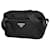 Borsa a tracolla Prada in nylon nero