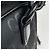 Borsa a tracolla Gucci Edge Mini in pelle con effetto gomma GG Nero - vista 4