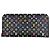 Louis Vuitton Monogram Multicolore Long Wallet Black