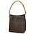 Borsa a Spalla Louis Vuitton Looping GM Marrone Monogramma