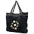 Gucci Babushka Crest Wildleder-Tote-Bag Schwarz