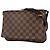 Borsa a tracolla lunga Musette Tango Louis Vuitton Marrone Damier ebene