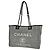 Borsa Tote Chanel Deauville Marrone