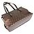 Borsa Tote Louis Vuitton Chelsea Marrone Damier ebene - vista 2