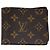 Louis Vuitton Monogram Bi-fold Wallet Braun Monogramm